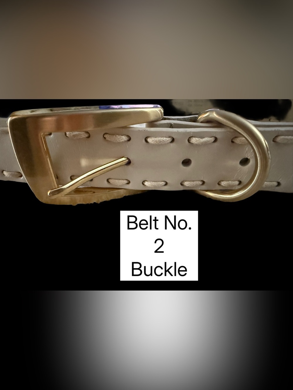 Lot of 2 Belts Genuine Leather Belts - Medium - Picture 9 of 14